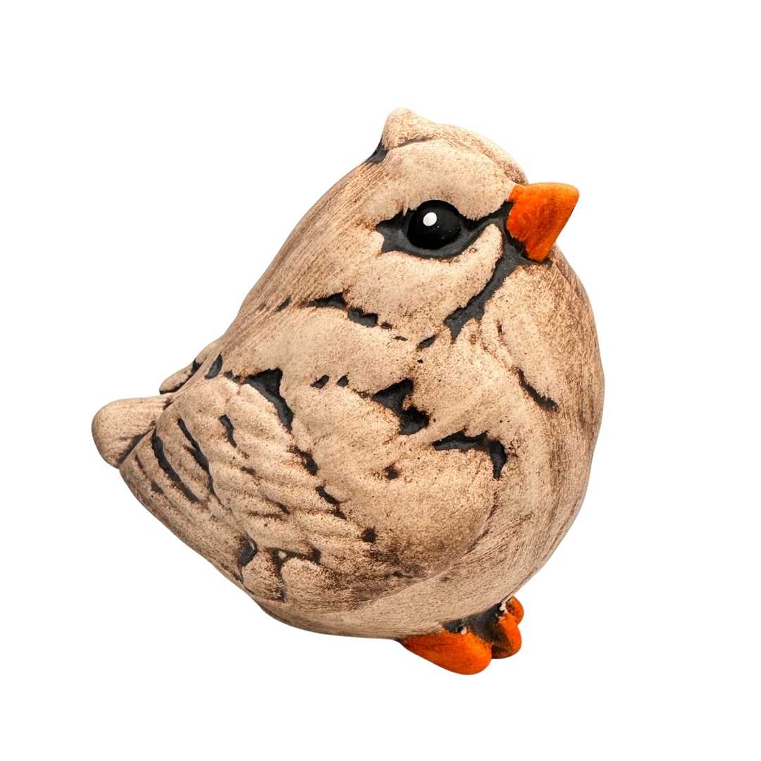 Keramický ptáček Cvalíček detail